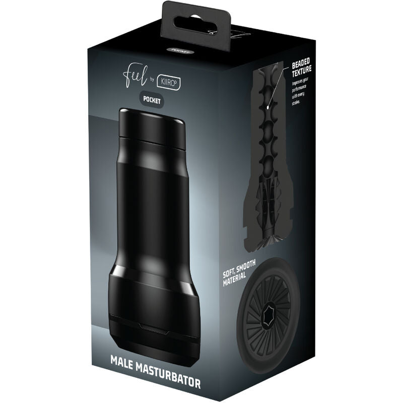 Kiiroo – Masturbateur Homme de Poche Feel Pocket - Noir