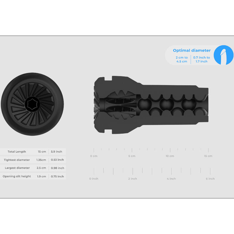 Kiiroo – Masturbateur Compact PocketBlow - Noir