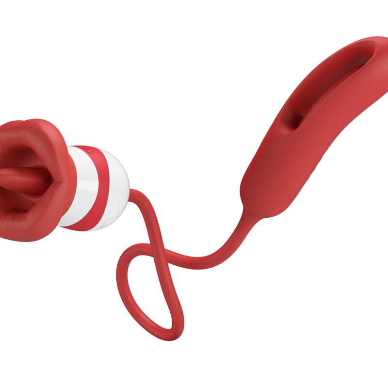 Romance – Vibrateur clitoridien Forme Bouche Alyss - Rouge