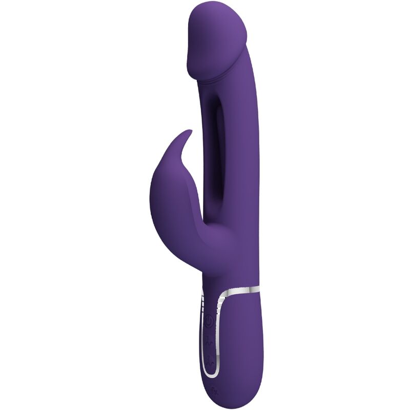Pretty Love – Vibromasseur double stimulation multifonction 3 en 1 – Violet