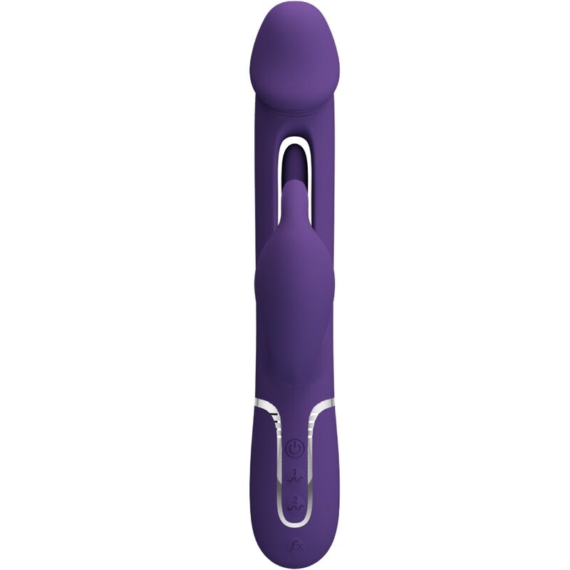 Pretty Love – Vibromasseur double stimulation multifonction 3 en 1 – Violet