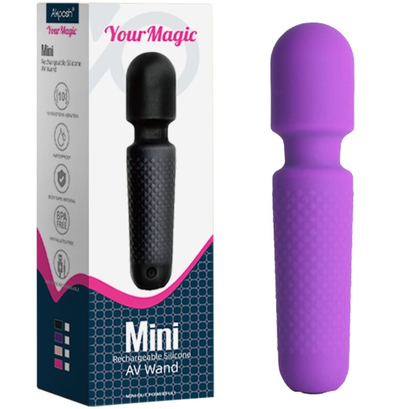 Armony - Masseur & Vibrateur Rechargeable Your Magic - 10 Vibrations - Violet