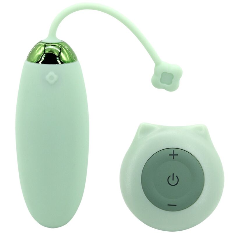 Armony - kitty fun egg vibrateur télécommande 10 vibrations vert