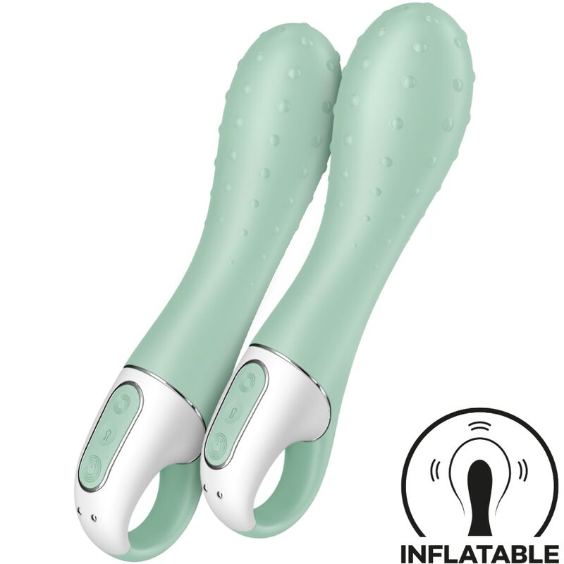 Satisfyer - Vibromasseur Gonflable Air Pump Vibrator 3 - Vert