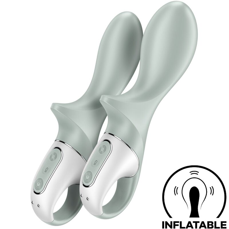 Satisfyer - Vibromasseur Anal Gonflable Air Pump Booty 3 - Vert
