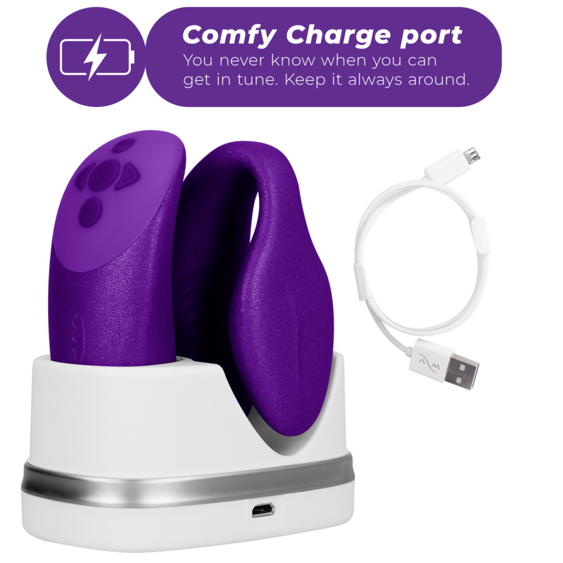 We Vibe - Stimulateur connecté pour couple Chorus - Violet