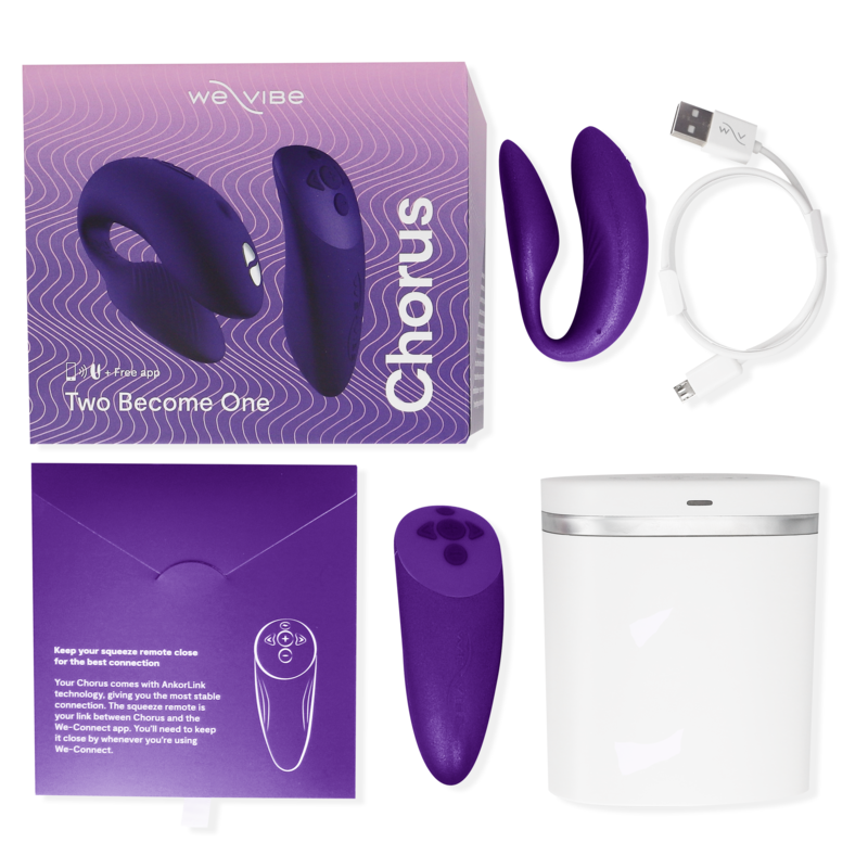 We Vibe - Stimulateur connecté pour couple Chorus - Violet