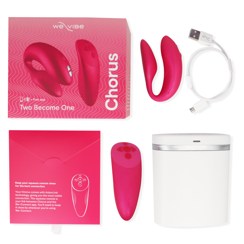 We Vibe - Stimulateur connecté pour couple Chorus - Rose