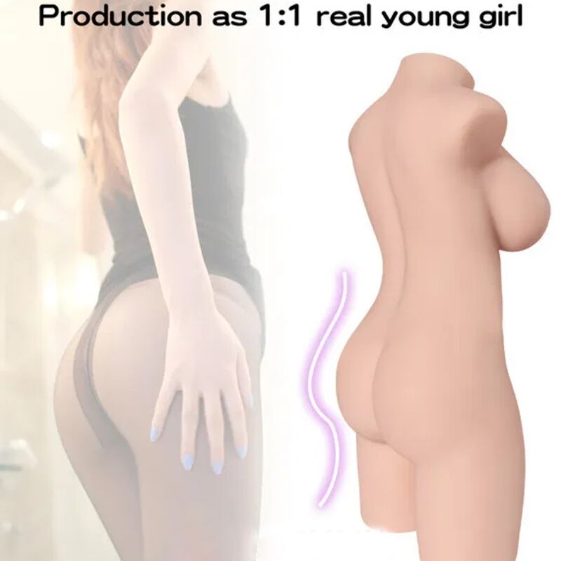 Armony - Masturbateur Buste Femme Ultra Réaliste - 47 cm
