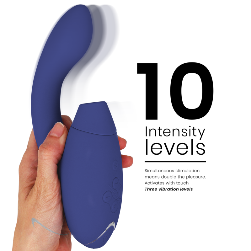 Womanizer - Duo 2 Double Stimulation du Clitoris | Bleu