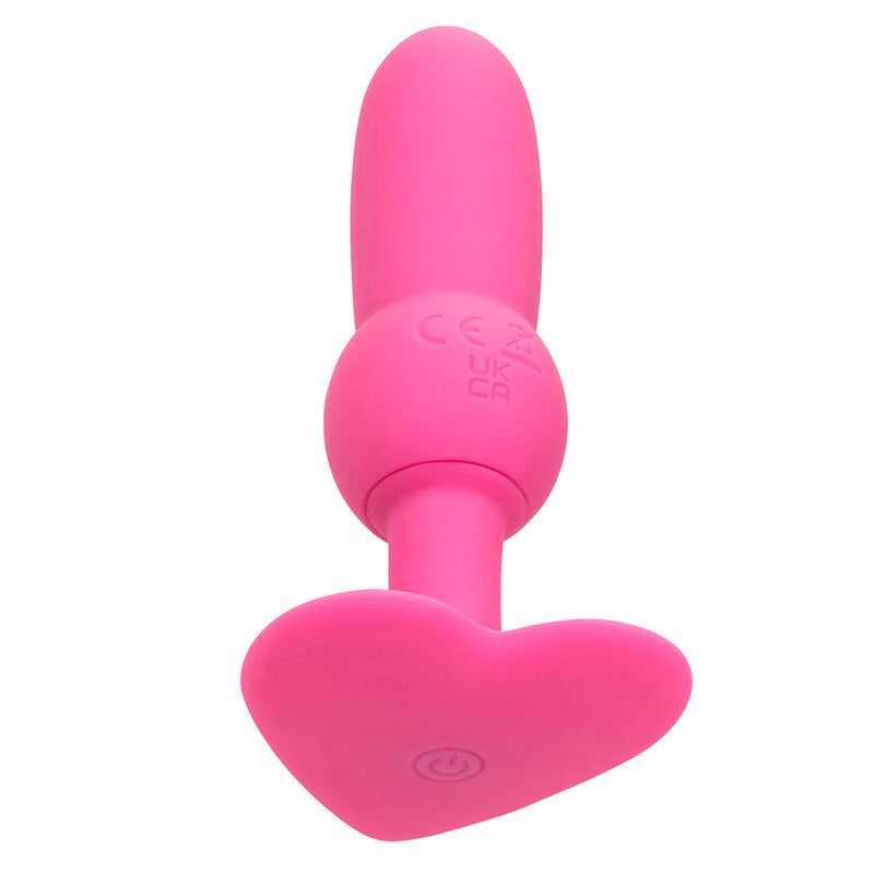 Calexotics - first time sonde anal plug perlée 10 vibrations rose