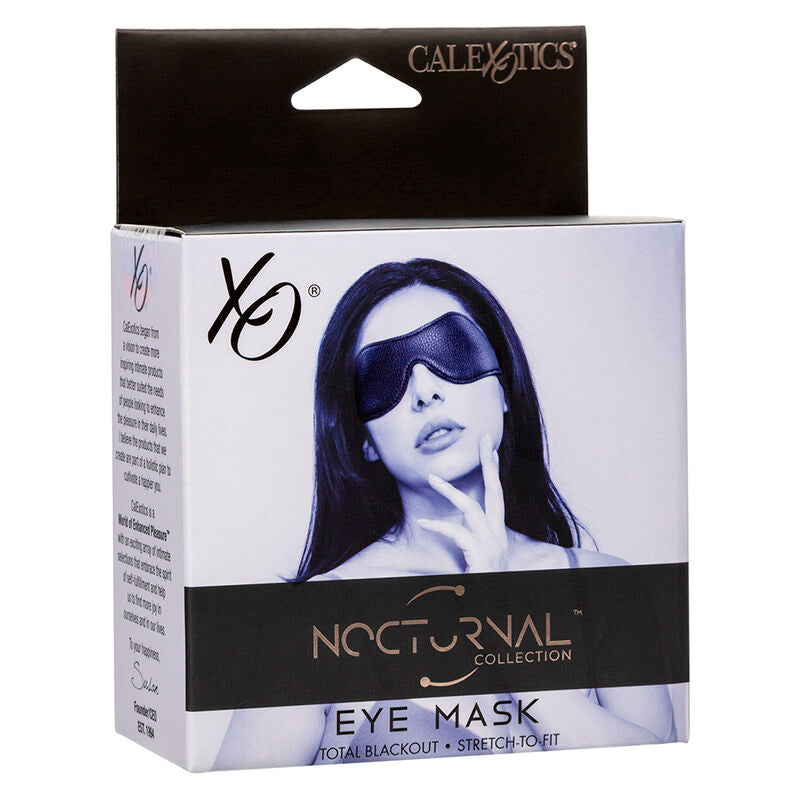 Calexotics - Masque occultant en cuir végan - Noir