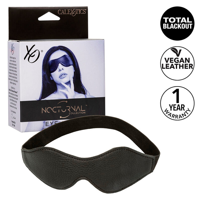 Calexotics - Masque occultant en cuir végan - Noir