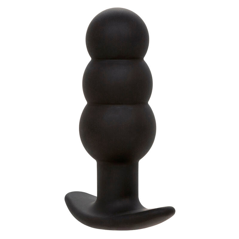Plug Anal Vibrant Rock Bottom Perlé Noir - CalExotics