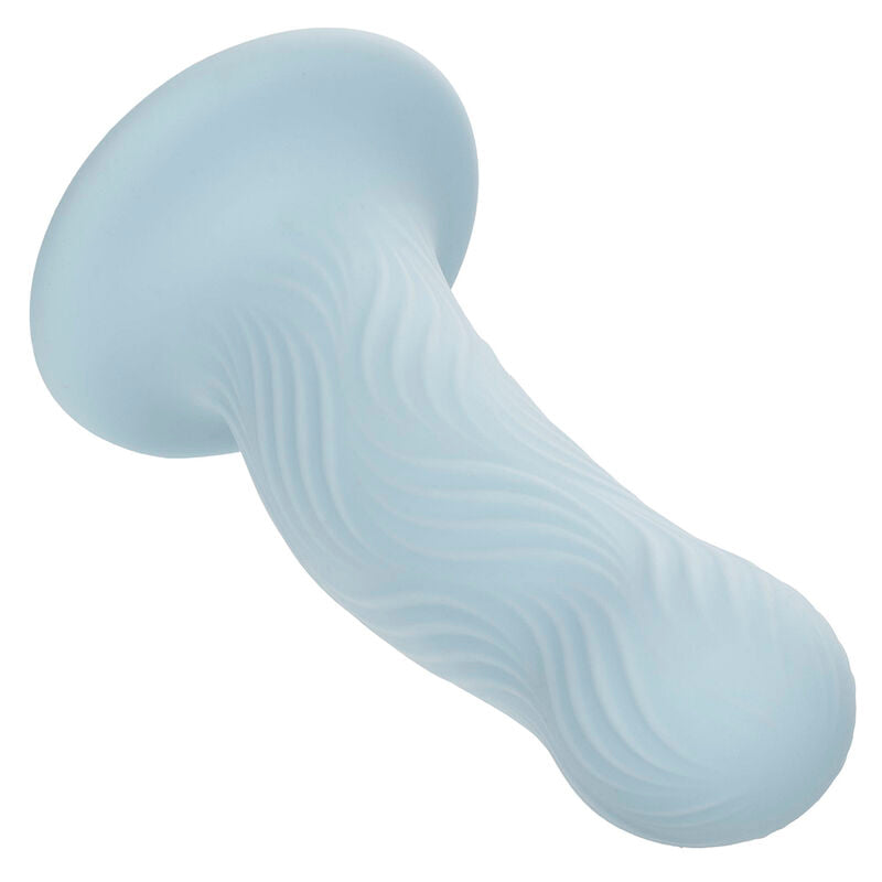 Calexotics - wave rider plug anal en mousse bleu