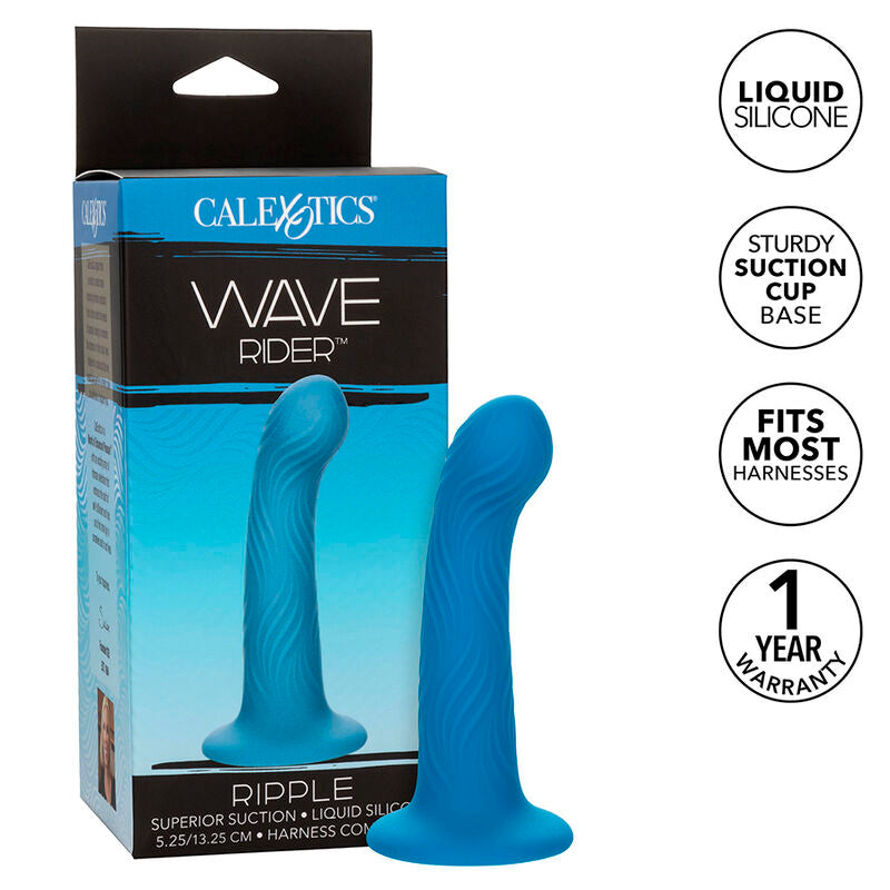 Calexotics - wave rider plug anal ripple bleu