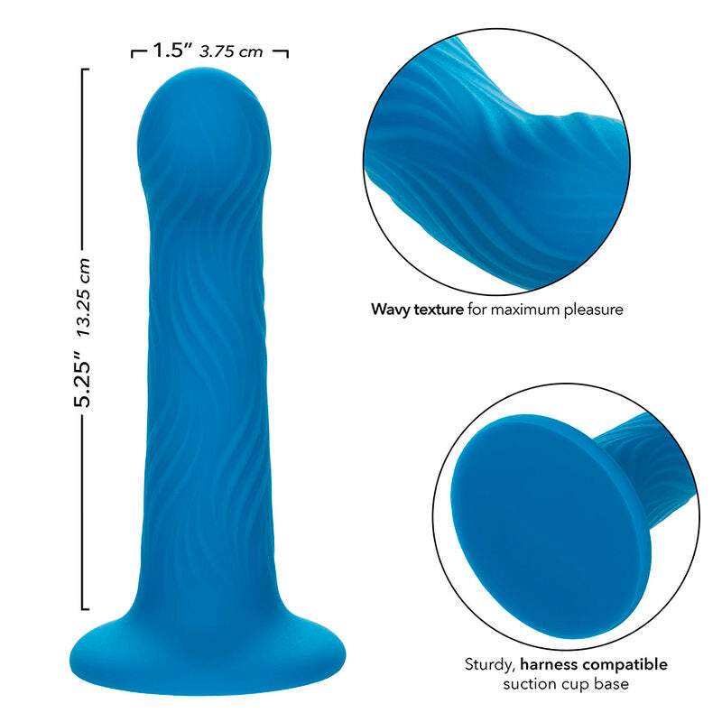 Calexotics - wave rider plug anal ripple bleu