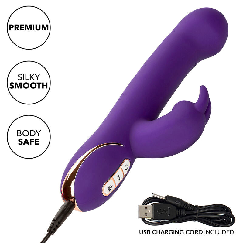 Calexotics – Vibromasseur Rabbit Jack 7 Modes Vibration & Succion Violet