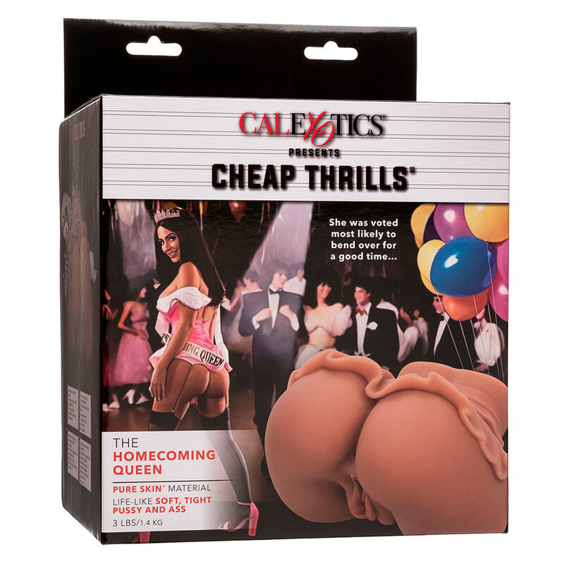 Calexotics - la reine du retour à la maison masturbateur double réaliste caramel
