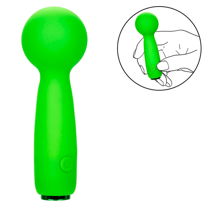 Calexotics - neon vibes le bubbly vibe mini masseur 10 vibrations vert