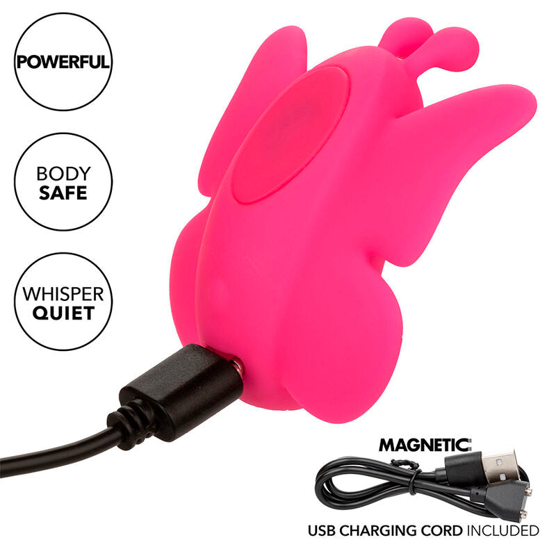 Calexotics - neon vibes flutter vibe stimulateur 10 vibrations rose