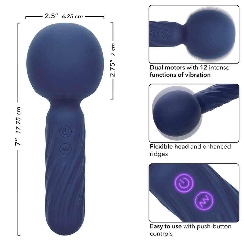 Calexotics - Masseur Étanche Charisma Seduction - 12 Vitesses - Violet