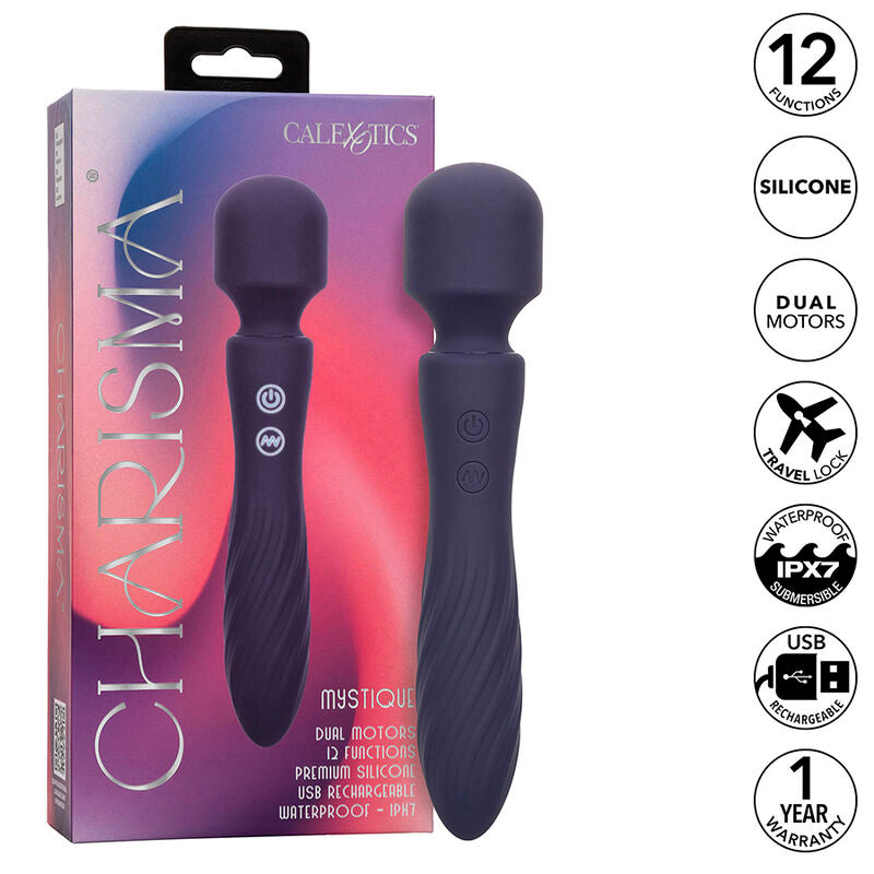 Calexotics - Baguette de massage 12 vitesses de vibration Charisma Mystique - Violet