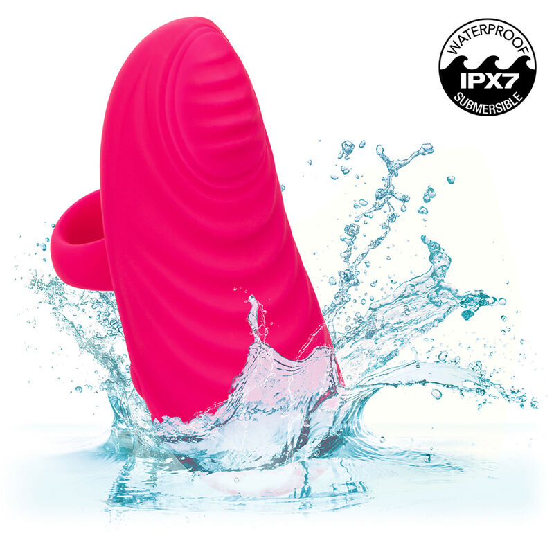 Calexotics – Doigt Vibrant Étanche Rechargeable 7 Modes de Vibration – Rose