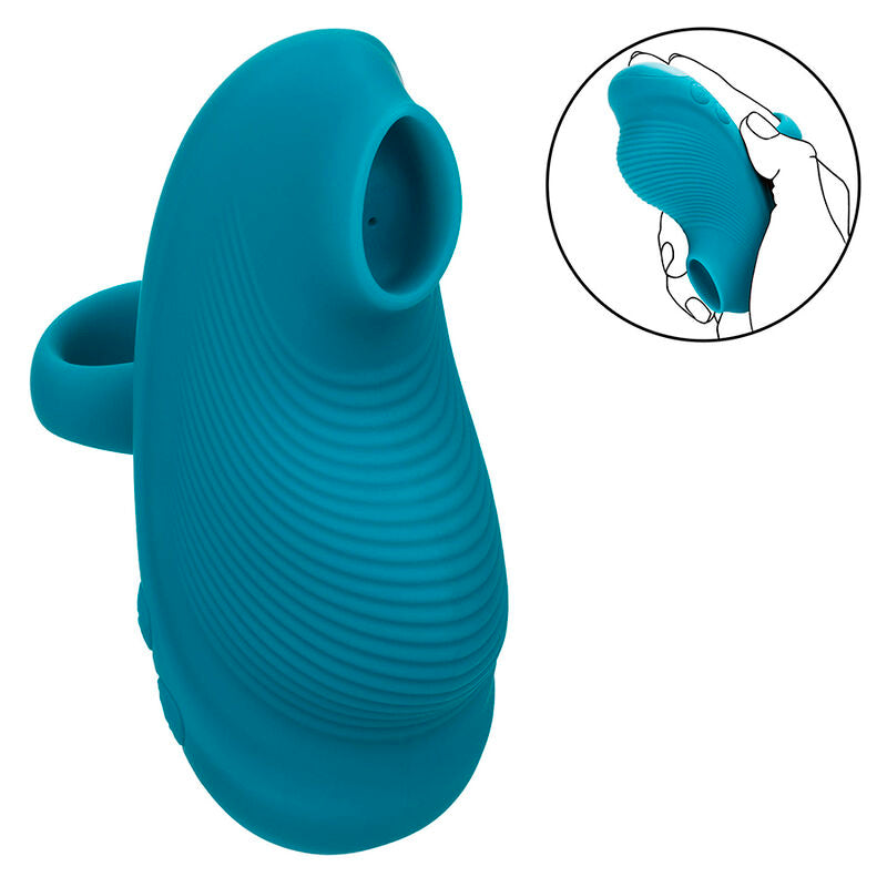 Calexotics – Doigt Vibrant à Air Pulsé Envy – Bleu