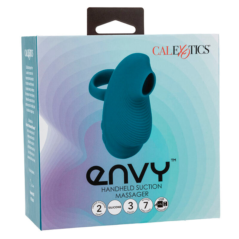 Calexotics – Doigt Vibrant à Air Pulsé Envy – Bleu