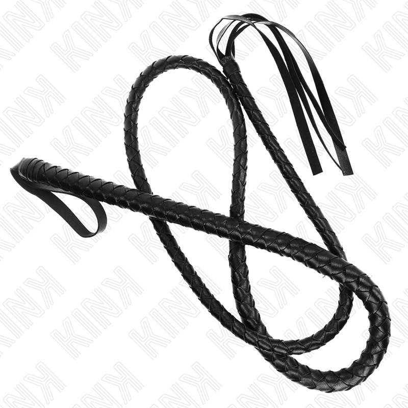 KINK - Fouet BullWhip BDSM Noir - 210 cm