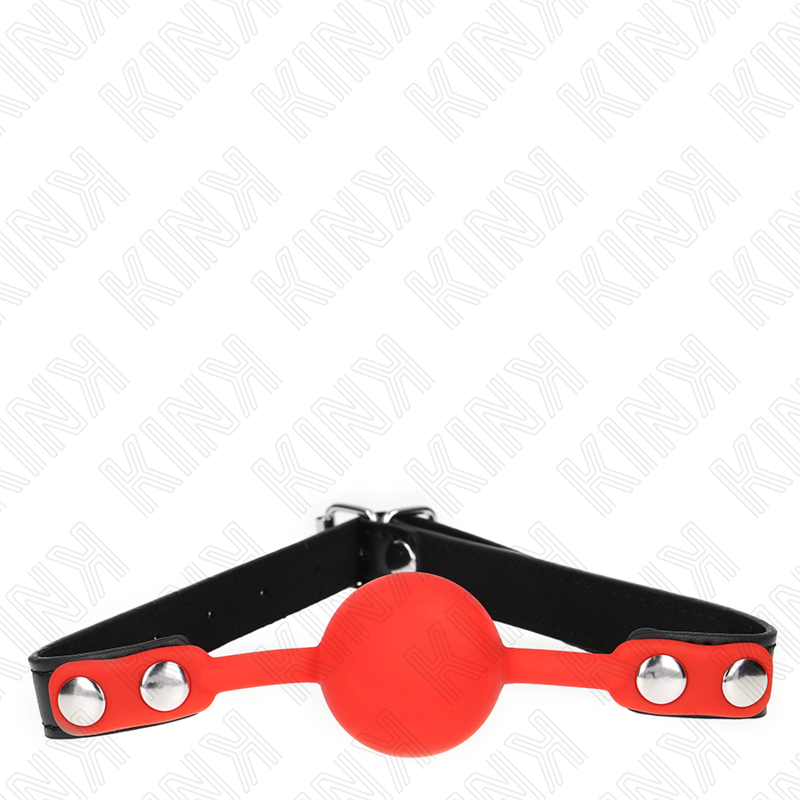 Kink - boule silicone rouge 4 cm bag 60 x 2 cm