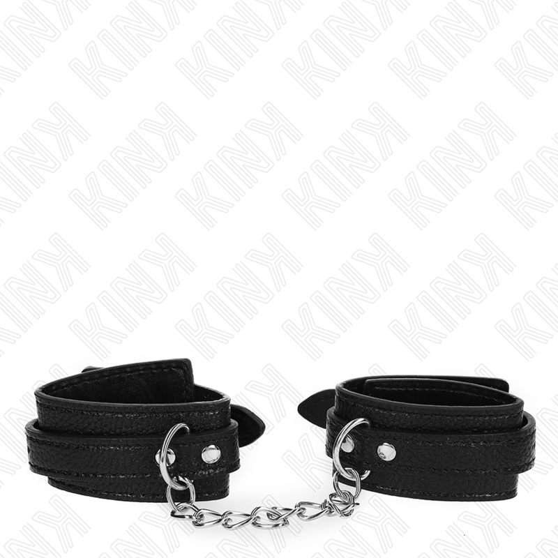 Kink - appui-poignets motif serpent noir ajustable 20-28 cm x 5,4 cm