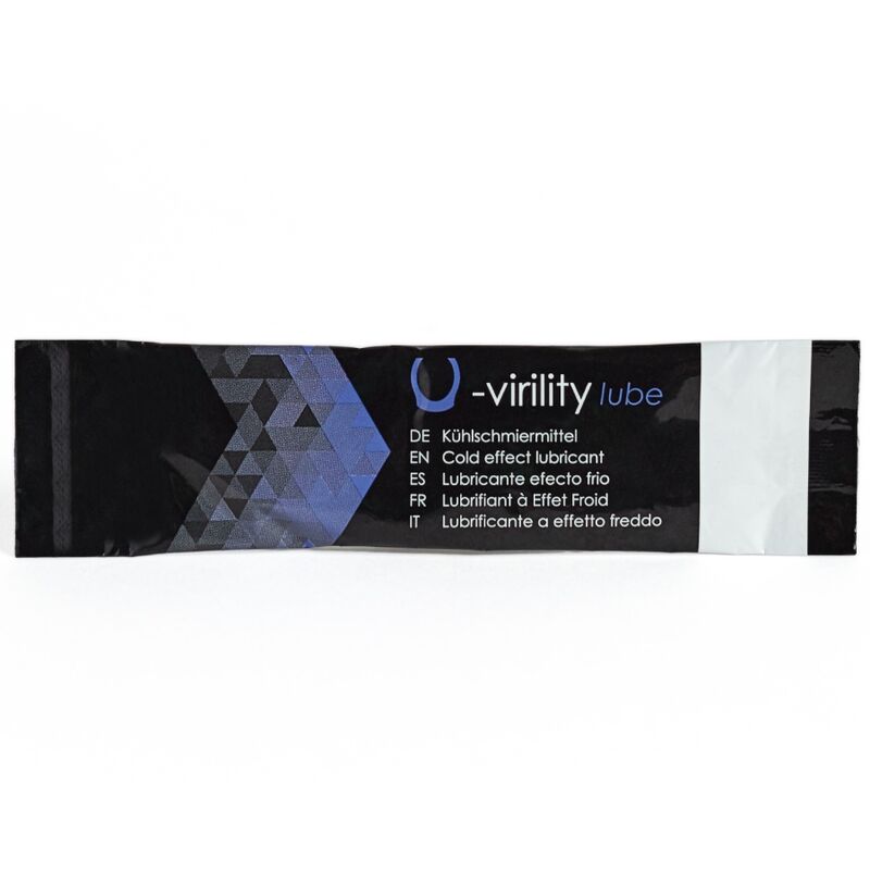 500Cosmetics - Lubrifiant eau effet froid U-Virility Lube 10 sachets de 5 ml