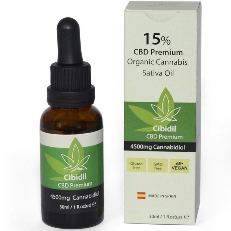 500Cosmetics - Huile Relaxante CBD Anti-Stress Cibidil - 30 ml
