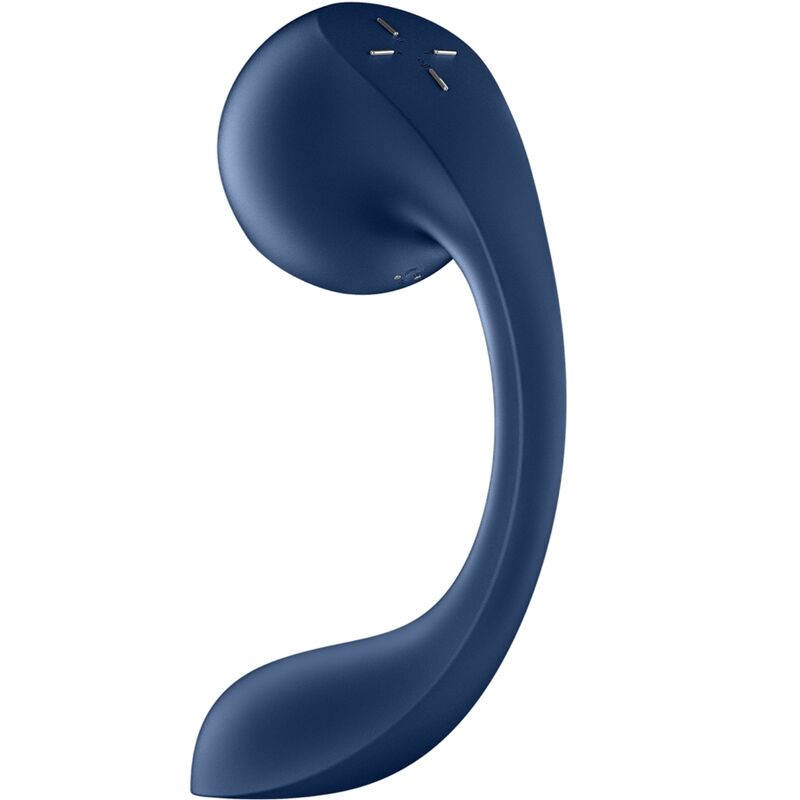 Satisfyer - Double Stimulateur Pro+ Wave 4 Connecté - Bleu