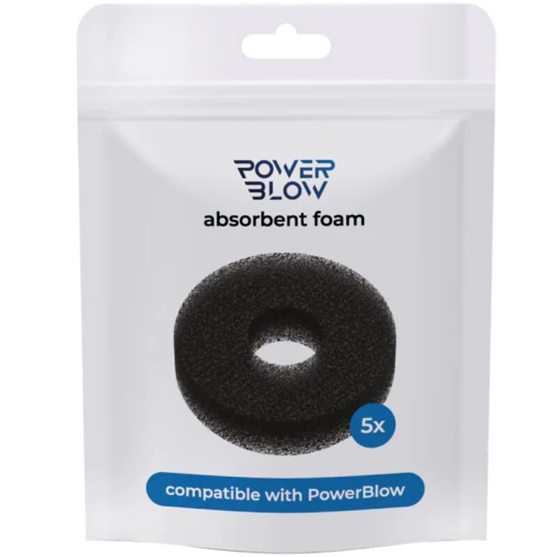 Kiiroo – Lot de 5 Mousses Absorbantes pour PowerBlow