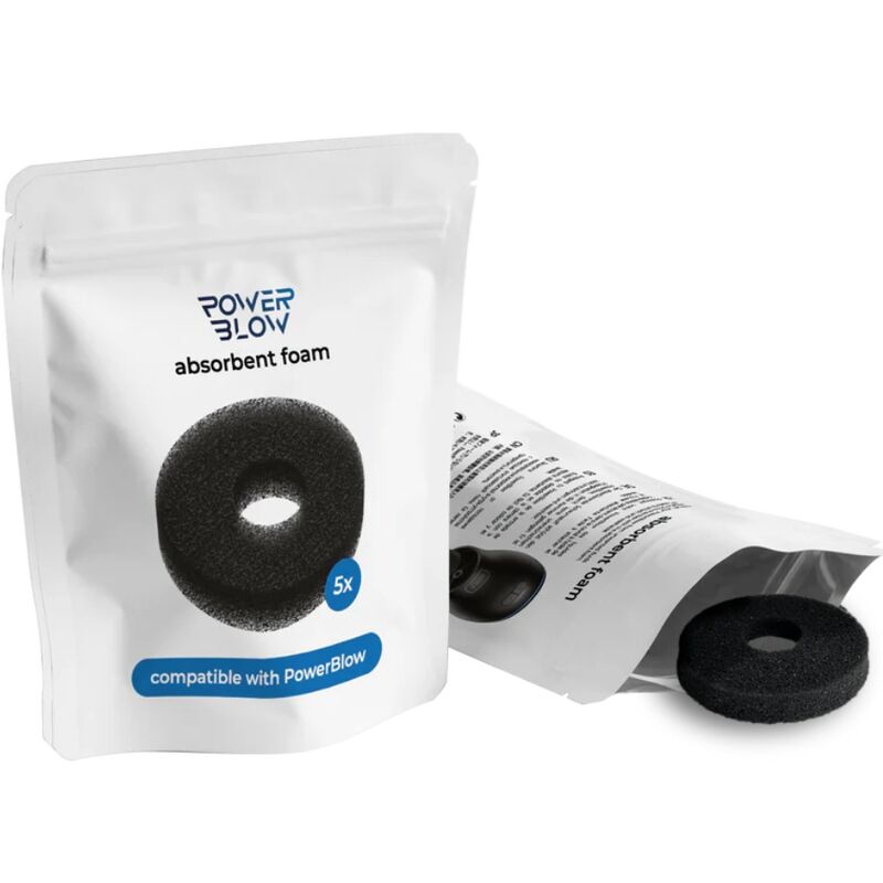 Kiiroo – Lot de 5 Mousses Absorbantes pour PowerBlow