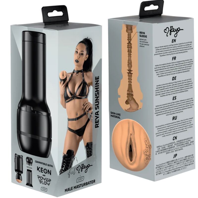 Kiiroo – Masturbateur Vagin Ultra-Réaliste Reya Sunshine