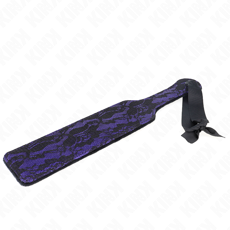 KINK - Paddle BDSM en Dentelle Violette - 37 cm
