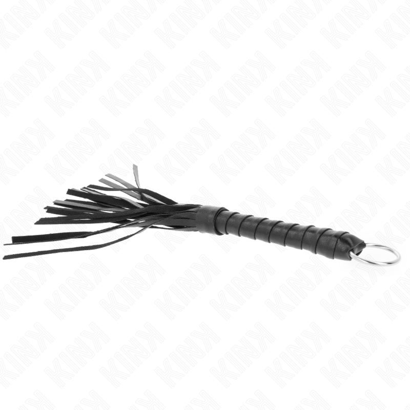 Kink - simple mini fouet noir 28 cm