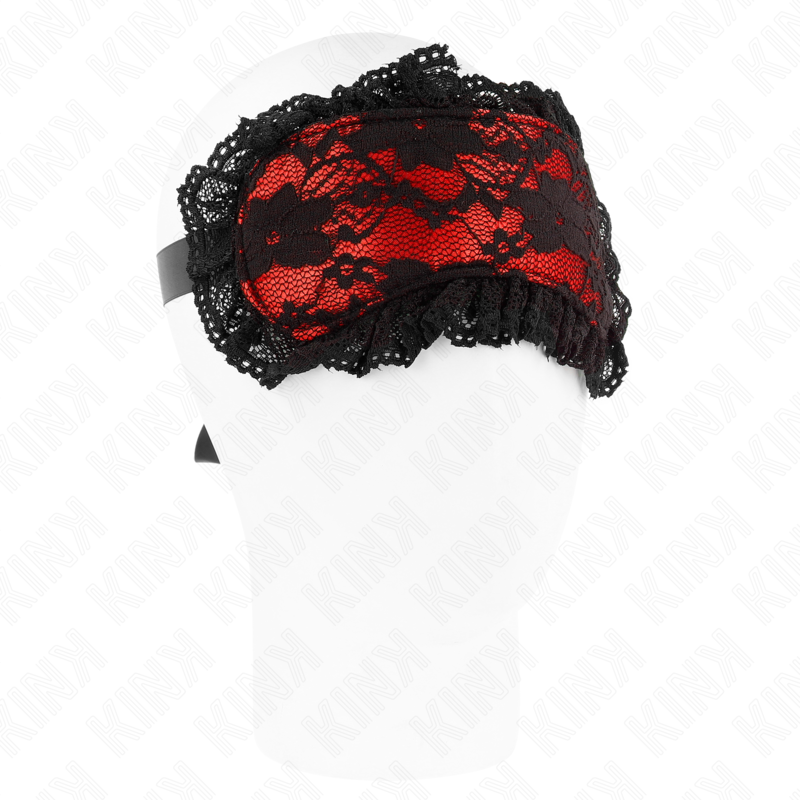 Kink - Masque bondage en dentelle - Rouge