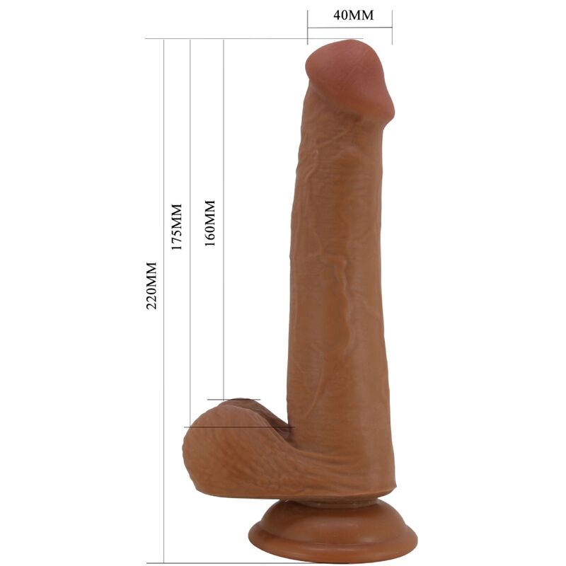 Gode Réaliste XL Tallen Marron 22 cm - Pretty Love
