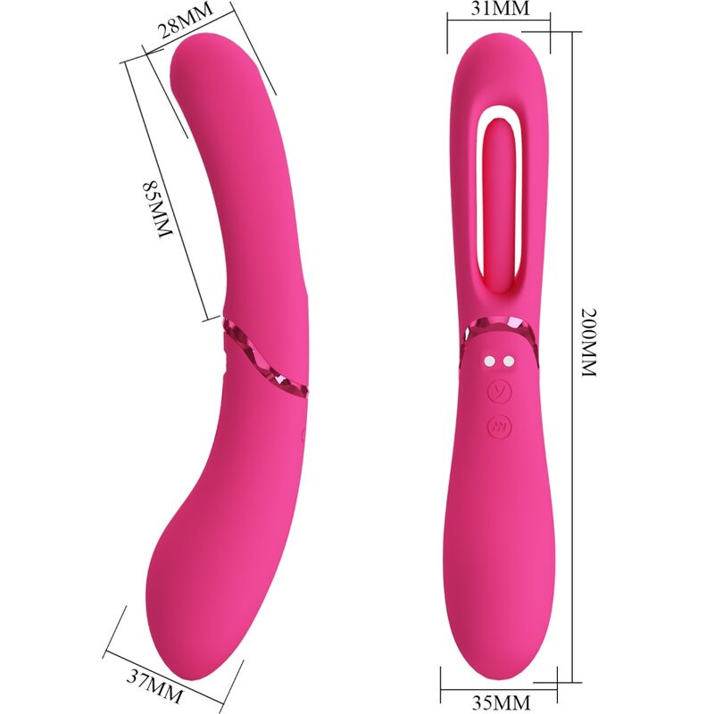 Romance - vibrateur point g lexie 7 vibrations rose