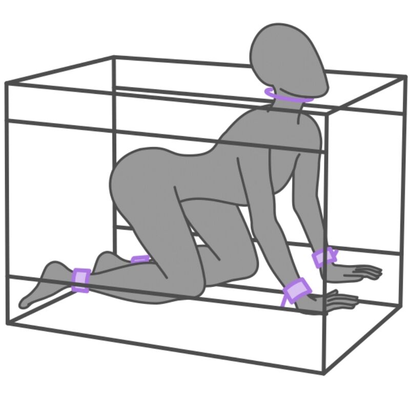 Secret Dome - Cabine BDSM Portable La Niche - Violet et Noir