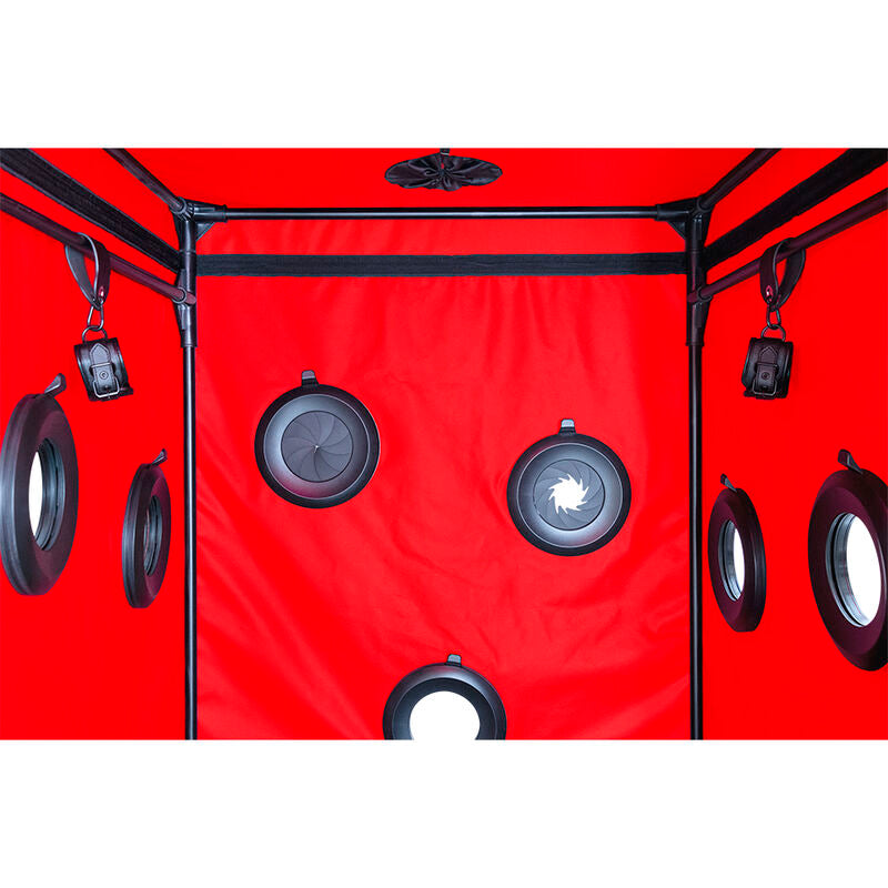 Secret Dome - Cabine BDSM ’Bondage box’ Scandale - Noir et Rouge
