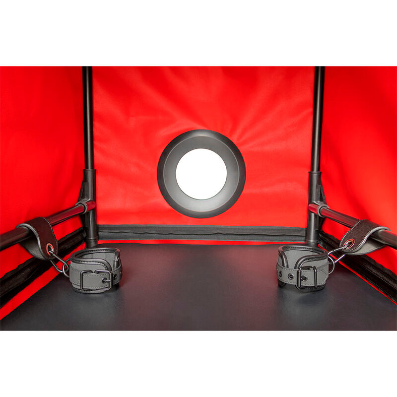 Secret Dome - Cabine BDSM Contrainte Bukkake - Rouge et Noir