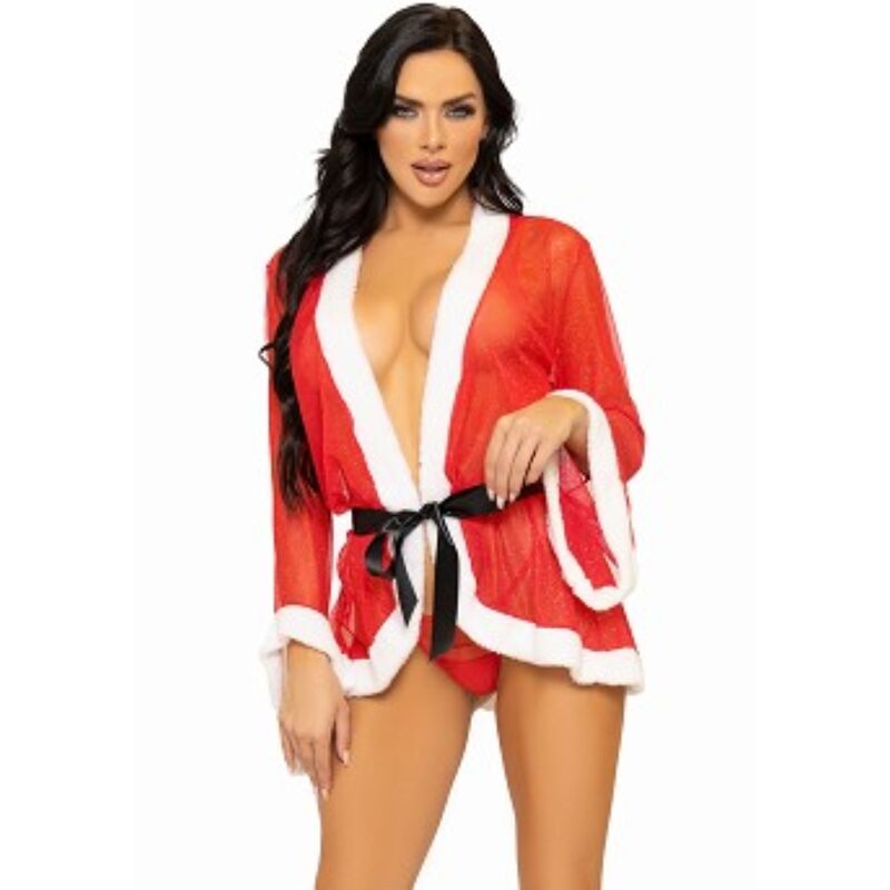 Leg Avenue - Robe Babydoll Sexy Mère Noël Femme - Taille M/L