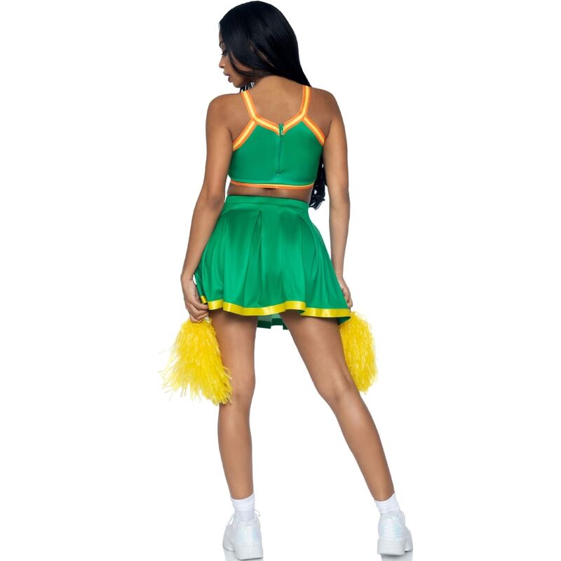 Leg Avenue - Déguisement Pom-pom girl Vert - Taille S/M