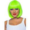 Perruque Bob Fluorescente Vert Fluo - Leg Avenue
